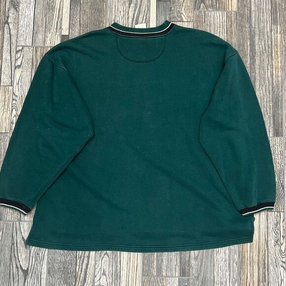 ๐ฅ๐ Vintage GREEN BAY PACKERS NFL Embroidered Crewneck Fleece Sweatshirt Sz 2XL - Picture 9 of 10